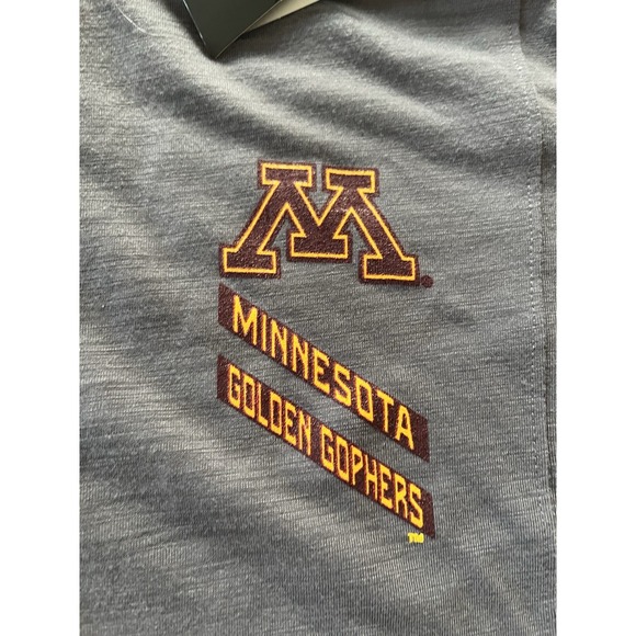 NWT Under Armour Minnesota Golden Gophers Gray 1/2 Zip LS Pullover Women's Small - Picture 3 of 12